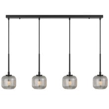 Elara Frosted Glass 4 Light Linear Pendant